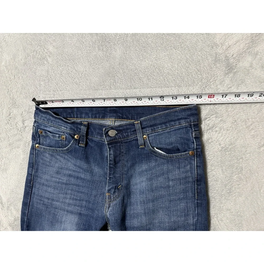 Levis 527 Jeans Mens 29x27 Blue Regular Bootcut Mid Rise Medium Wash Denim